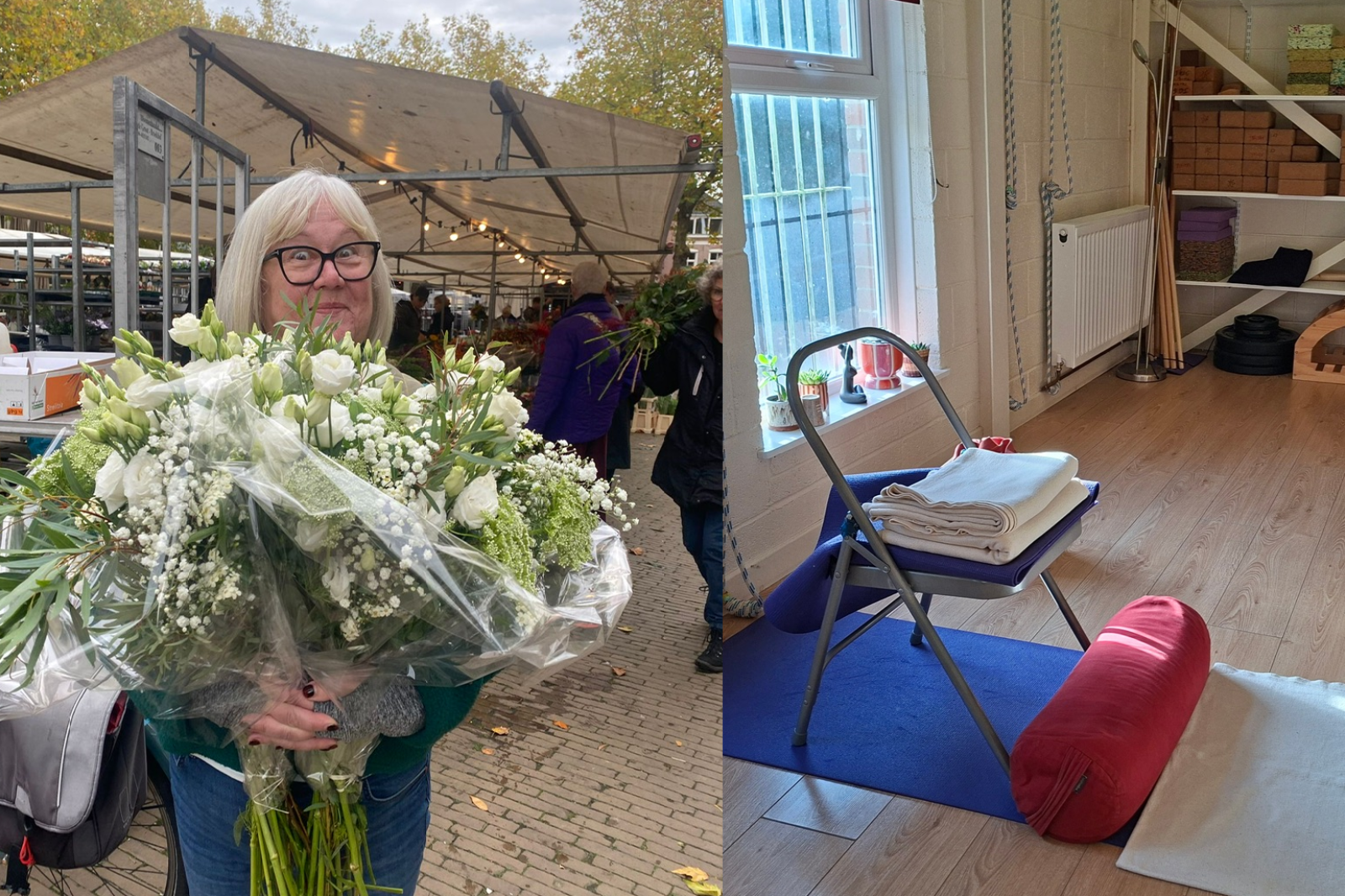 Ollynand Chair Sarvangasana Setup